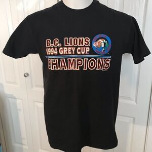 Vintage 1994 bc lions grey cup championship tee